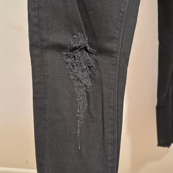 Zadig & Voltaire Eva Grunge Black Denim 27 - Picture 5 of 11